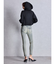 ハイウエスト STUPID IN RICH embroideryスキニーデニムパンツ