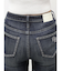 ハイウエスト strap cargo designフレアデニムパンツ