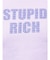 STUPID RICH STONEショートTシャツ