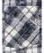 processing checkered print looseシャツ
