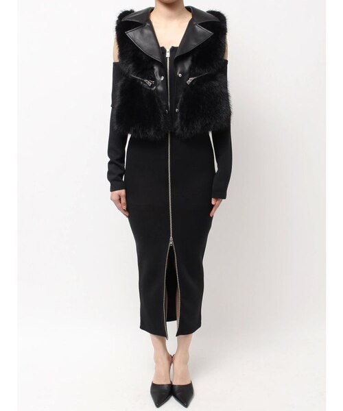 タグ付き GYDA ジェイダ GGスライダーライダースファーベスト タグ付き