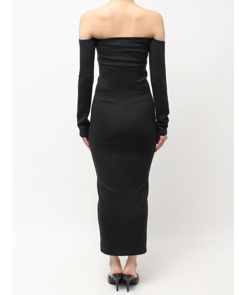 ウォークオブシェイム　ロングワンピース　Aライン　ミリタリー　ウエストワーク GGスライダーオフショルロングワンピース｜ジェイダの通販