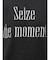 Seize the momentオフショルリボンニットトップス