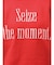 Seize the momentオフショルリボンニットトップス