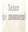 Seize the momentオフショルリボンニットトップス