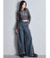 ハイウエストside slit GYDAワイドデニムパンツ