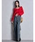 ハイウエストside slit GYDAワイドデニムパンツ