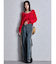 ハイウエストside slit GYDAワイドデニムパンツ