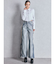 ハイウエストside slit GYDAワイドデニムパンツ