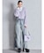 ハイウエストside slit GYDAワイドデニムパンツ