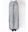 ハイウエストside slit GYDAワイドデニムパンツ