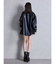 フェイクレザースタイリングシャツ