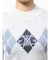 Symmetry GYDA ARGYLEニットトップス