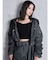 pigment processed hoodieブルゾン