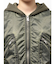 pigment processed hoodieブルゾン