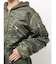 pigment processed hoodieブルゾン