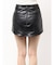 フェイクレザースカートライクショートパンツ