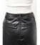 フェイクレザースカートライクショートパンツ