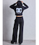 GYDA×DC OE LOGOショートスウェットZIP UPパーカー