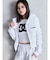 GYDA×DC OE LOGOショートスウェットZIP UPパーカー