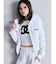 GYDA×DC OE LOGOショートスウェットZIP UPパーカー