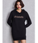 Plaisir leopardパーカーワンピース