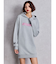 Plaisir leopardパーカーワンピース