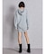 Plaisir leopardパーカーワンピース