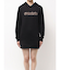 Plaisir leopardパーカーワンピース