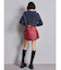 URBAN EDGEフェイクレザーユーティリティースカートライクショートパンツ