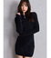ZIPミニシャギーニットワンピース