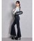 ハイウエストleg lengthフレアデニムパンツ