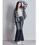 ハイウエストleg lengthフレアデニムパンツ