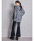 ハイウエストleg lengthフレアデニムパンツ