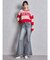 ハイウエストleg lengthフレアデニムパンツ