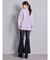 ハイウエストleg lengthフレアデニムパンツ