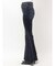 ハイウエストleg lengthフレアデニムパンツ