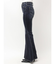 ハイウエストleg lengthフレアデニムパンツ