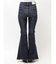 ハイウエストleg lengthフレアデニムパンツ