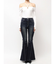 ハイウエストleg lengthフレアデニムパンツ