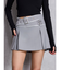 belt designプリーツスカートライクショートパンツ
