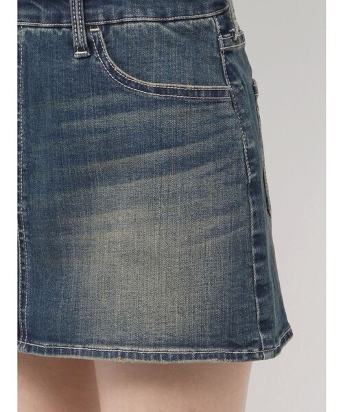 GD MOLD SIDE OPENスカートライクデニムワンピース｜ジェイダの通販
