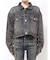 2WAY ECO FURショートデニムGジャン