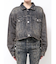 2WAY ECO FURショートデニムGジャン