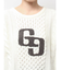 GGサガラ刺繍ケーブルニットトップス