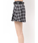 ベルトSETチェックプリーツスカートライクショートパンツ