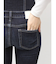 ハイウエスト GD bijou MOLDフロントZIPスキニーデニムパンツ