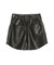【TINY】pierce designフェイクレザースカートライクショートパンツ