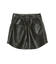 【TINY】pierce designフェイクレザースカートライクショートパンツ