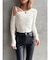 【TINY】asymmetry design ニットトップス
